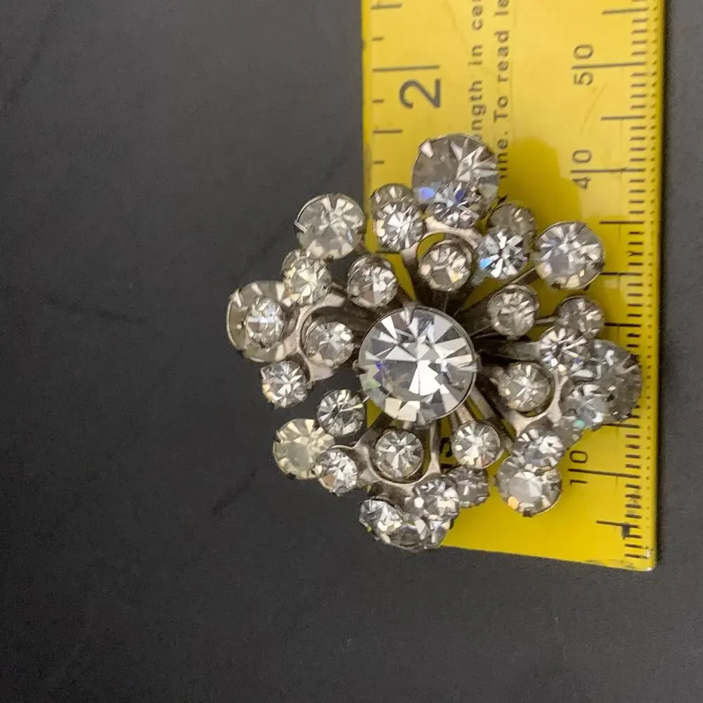 Vintage starburst rhinestone
